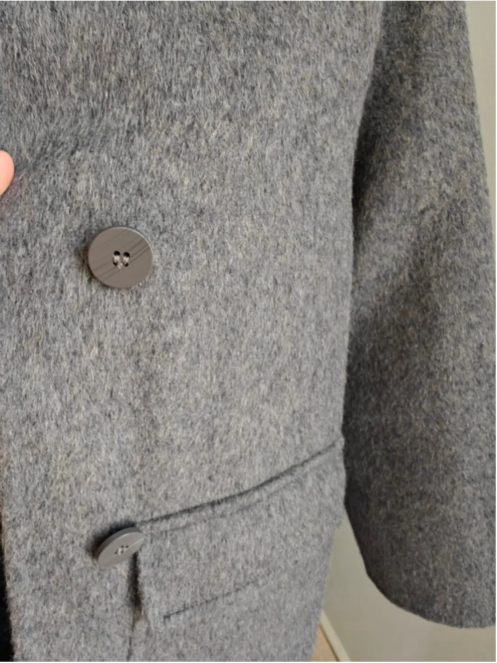 Handmade Wool Blend Oversized Coat